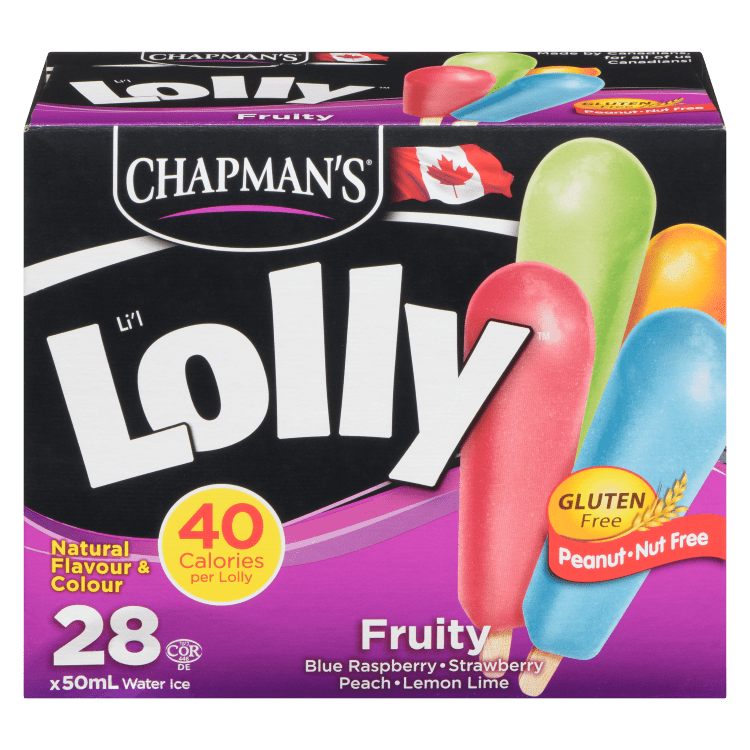 Chapman's Li'l Lolly Fruity, 28 x 50ml