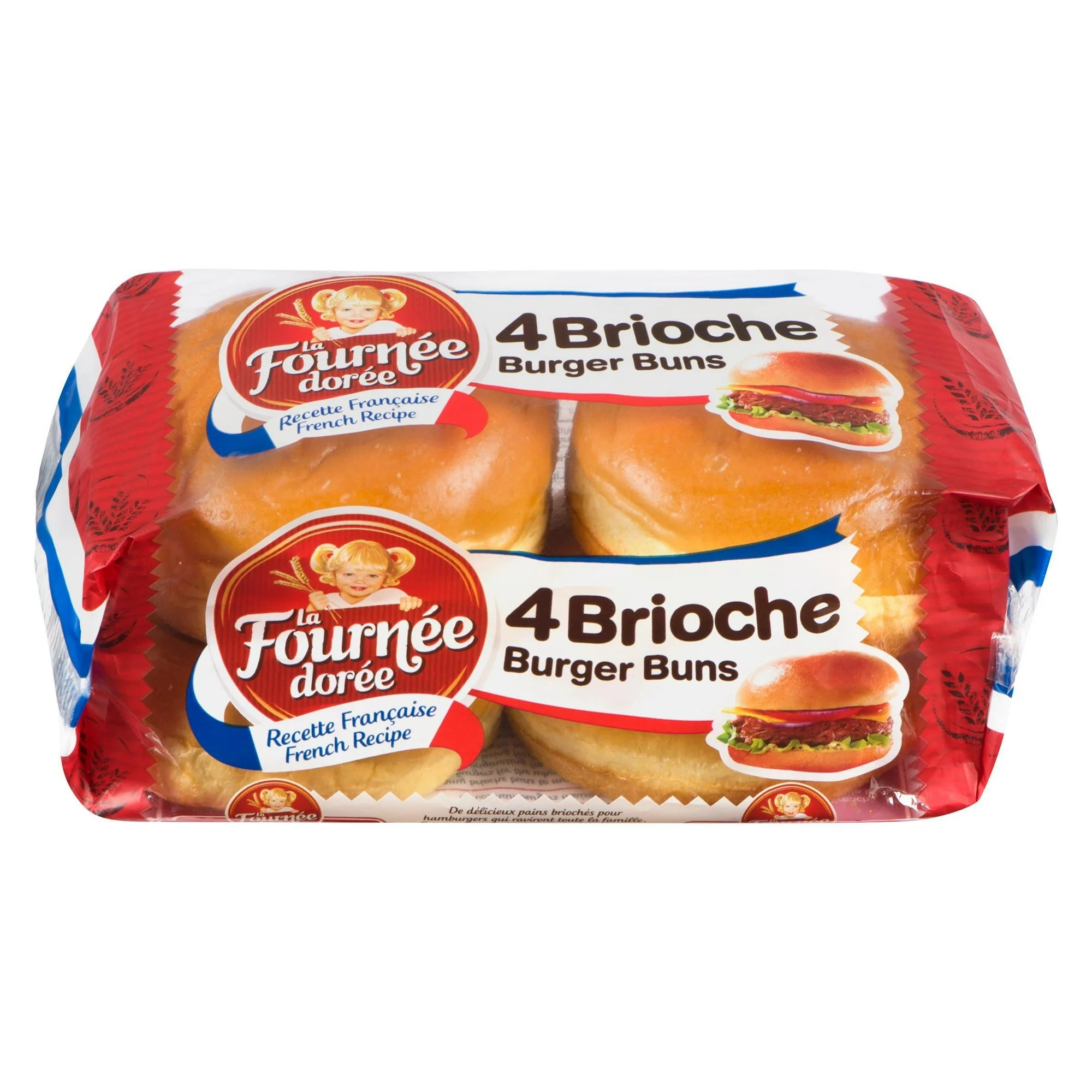 Brioche Burger Buns, 4 Pack
