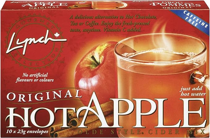 Lynch Original Hot Apple Cider Mix, 10 x 23g envelopes