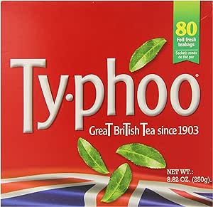 Ty-phoo Tea, Black Tea, 80 bags