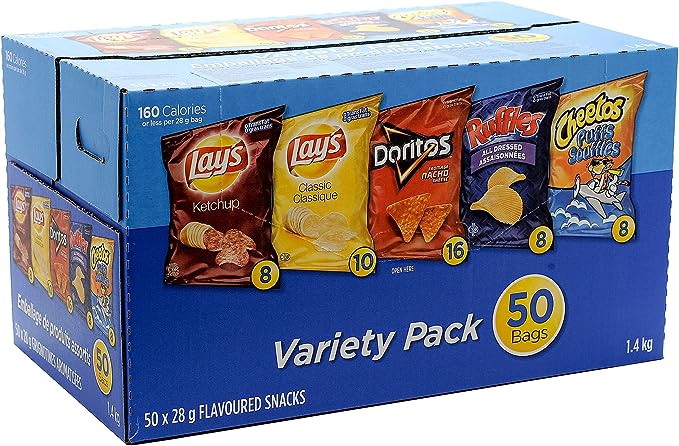 Frito Lay Variety Pack, 54x28g