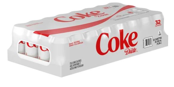 Coca Cola, Diet, 32 x 355ml Cans