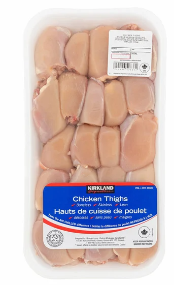 Fresh Boneless Skinless Chicken Thighs (approx. 2.1 kg) - PREORDER