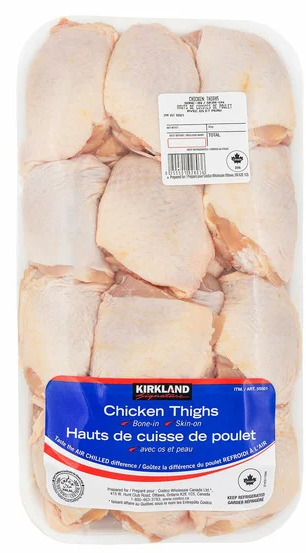 Fresh Bone-in Skin-On Chicken Thighs (approx 3.3kg) - PREORDER
