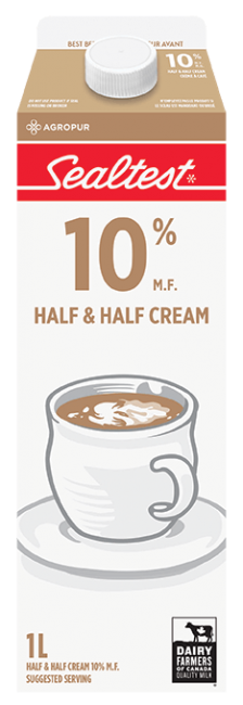 Sealtest Half & Half Cream 10%, 1L