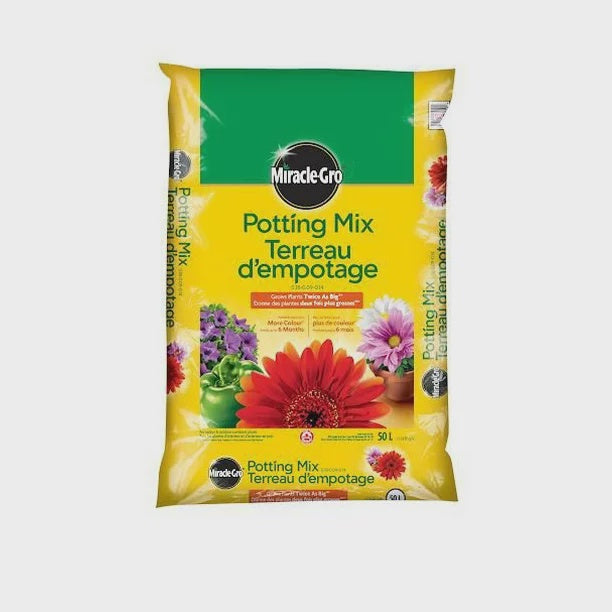 Miracle Gro Potting Soil, 50L