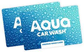 Aqua Car Wash Prepaid Card