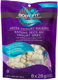 Body Fit Greek Yogurt Raisins, 224g