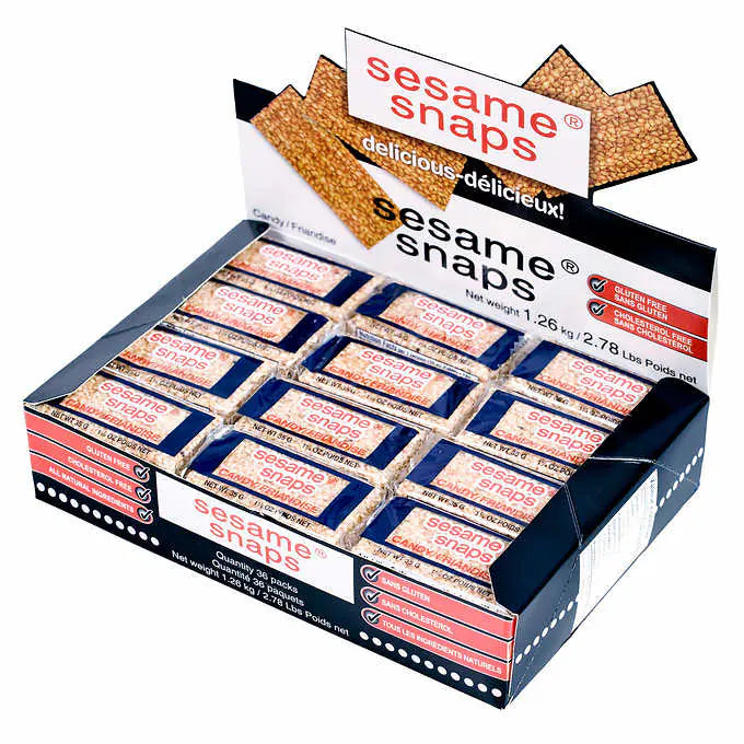 Sesame Snaps Sesame Snack, 36 x 35g