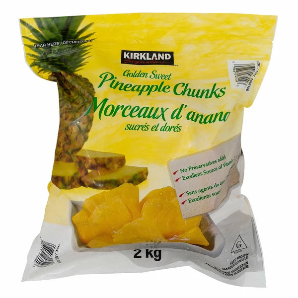 Kirkland Signature Pineapple Chunks, 2kg