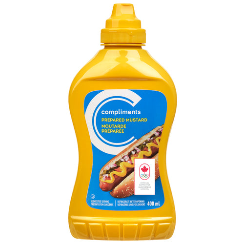 Compliments Prepared Mustard, 400ml