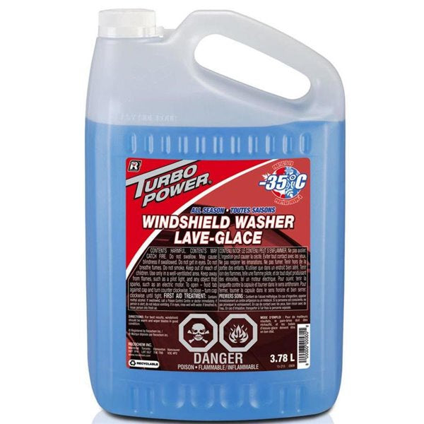 Turbo Power All Season Windshield Washer, -40*C, 3.78L