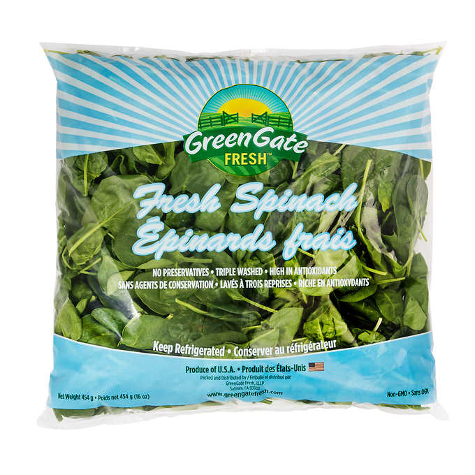 Spinach, Fresh Bag 312g - Preorder